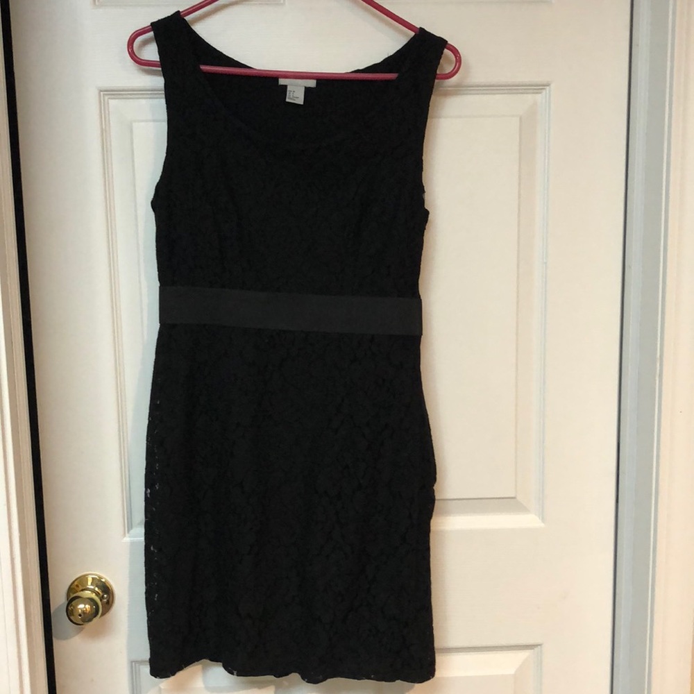 H&M black lace dress